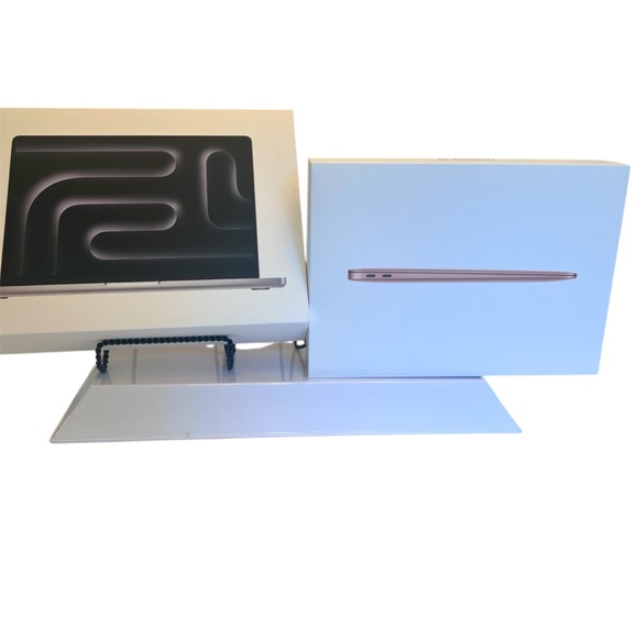 EMPTY BOXES ONLY for Apple 13” MacBook Air (Rose Gold) & 14” MacBook Air (Silver - Picture 1 of 15